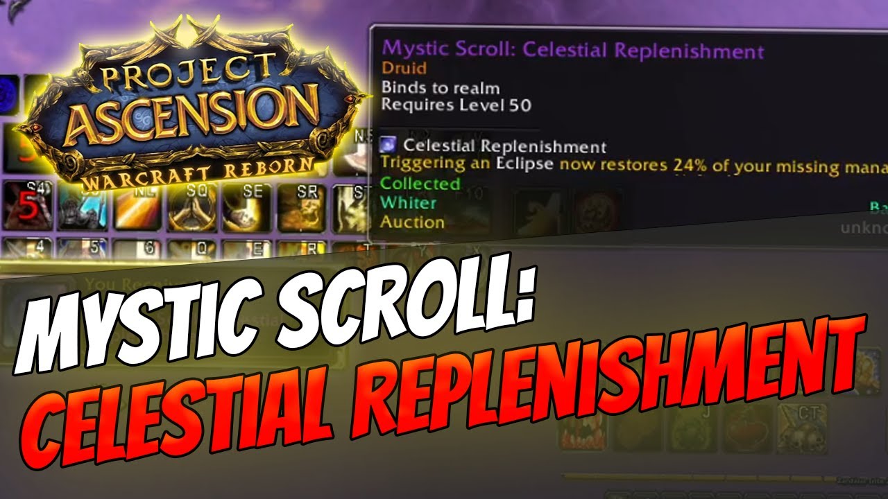 How to get Mystic Enchant: Celestial Replenishment | Druid [Warcraft Reborn | Ascension Bronzebeard]