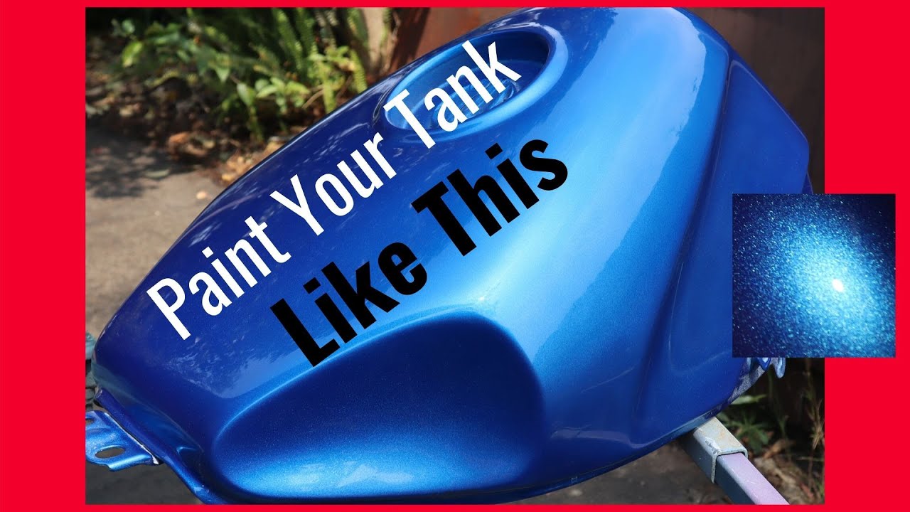 How To Paint a Motorcycle Tank (Tutorial 2020) Pt 2 YouTube
