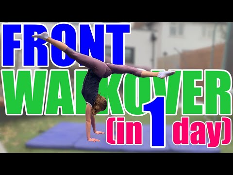 HOW TO FRONT WALKOVER | learn a forwards walkover in 1 day