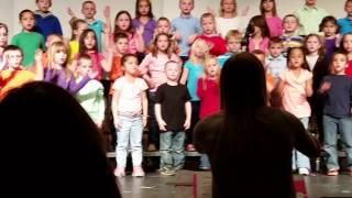 First grade spring program Morgan  2015
