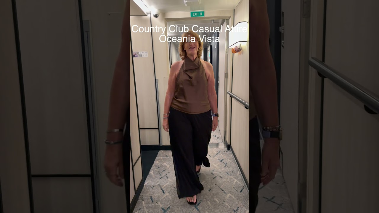Country Club Casual on Oceania Vista