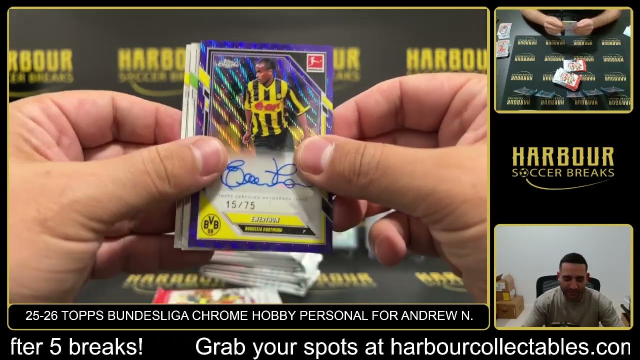 Personal for Andrew N. - 25/26 Topps Chrome Bundesliga Hobby