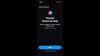 Set Up Siri Shortcuts on Alarm.com