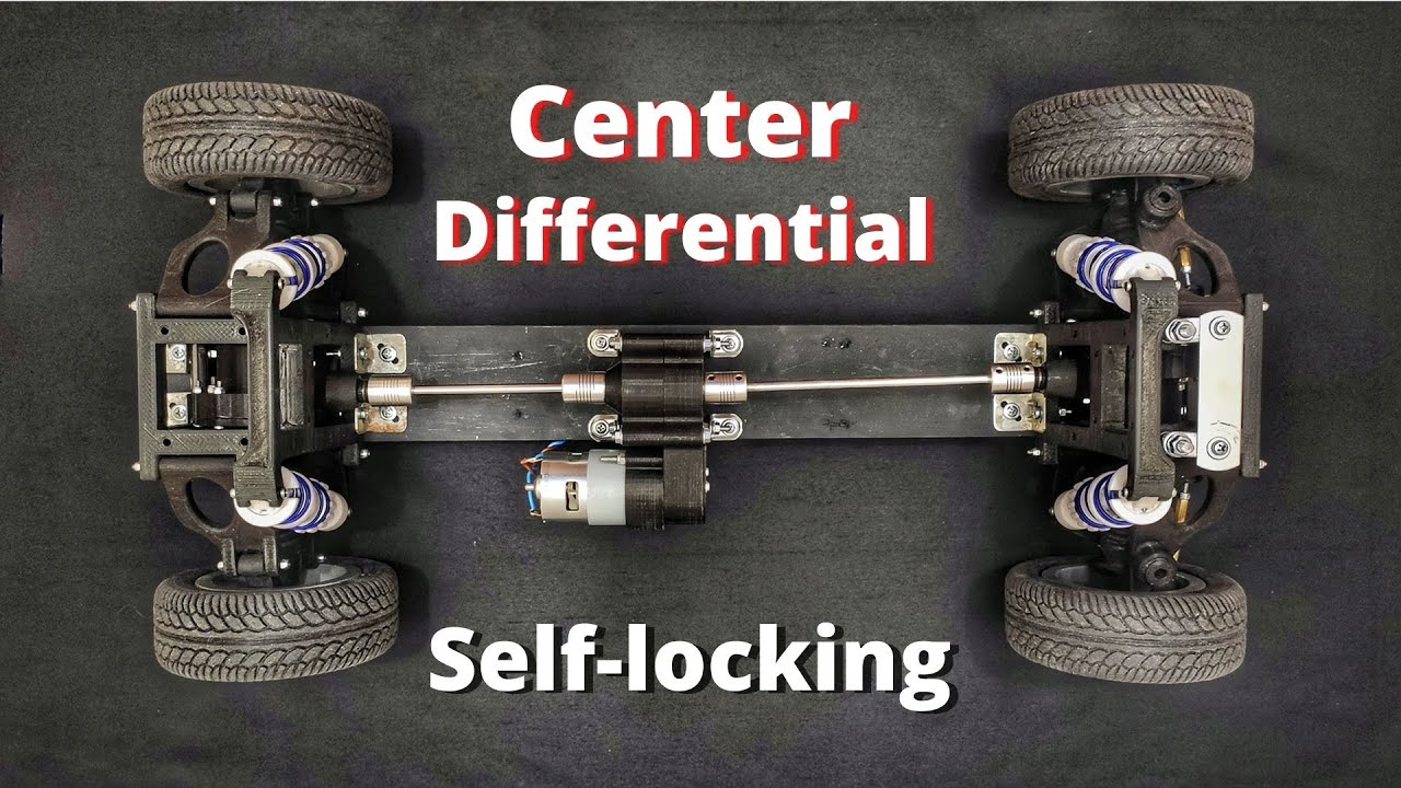 Center differential rc car. Selflocking Torsen Type C Differential