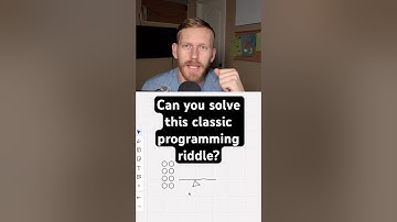 Can you solve this classic programming riddle?