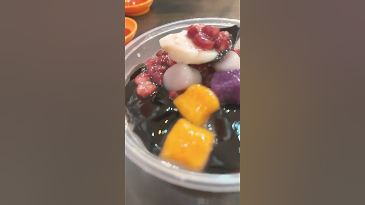 芋圓紅豆仙草豆花 #malaysian