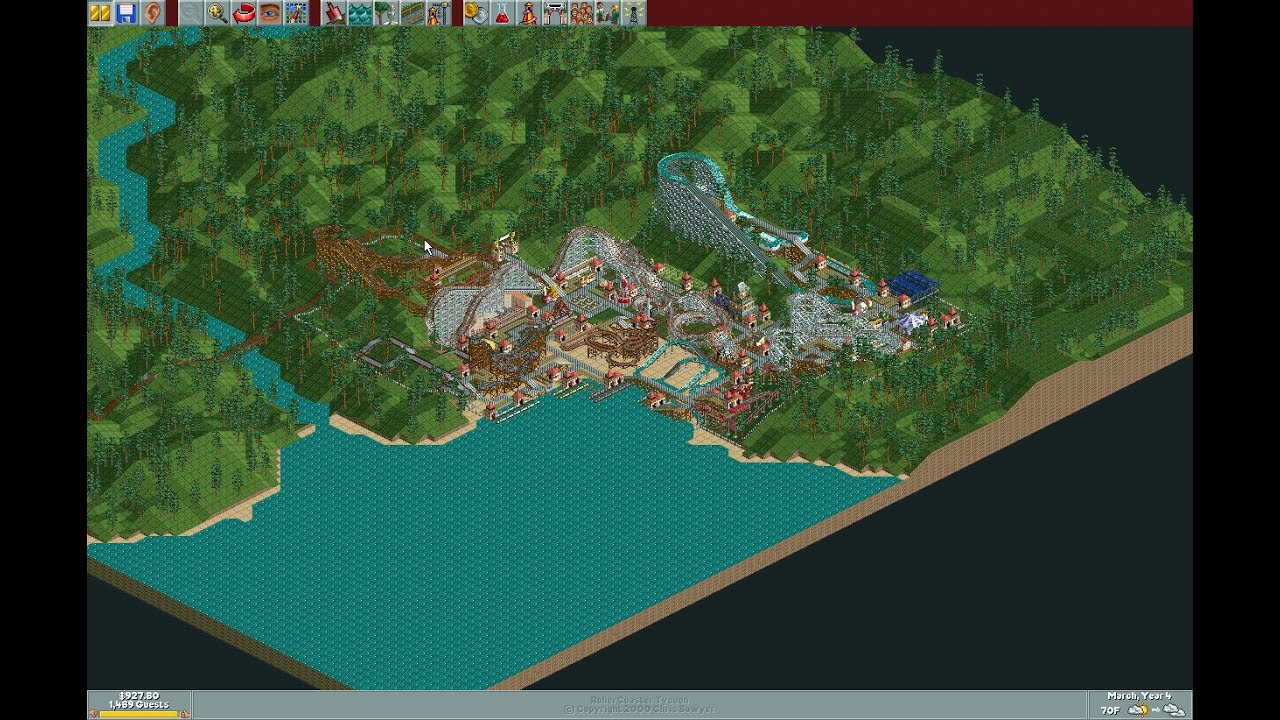 Roller Coaster Tycoon: Haunted Harbor Timelapse