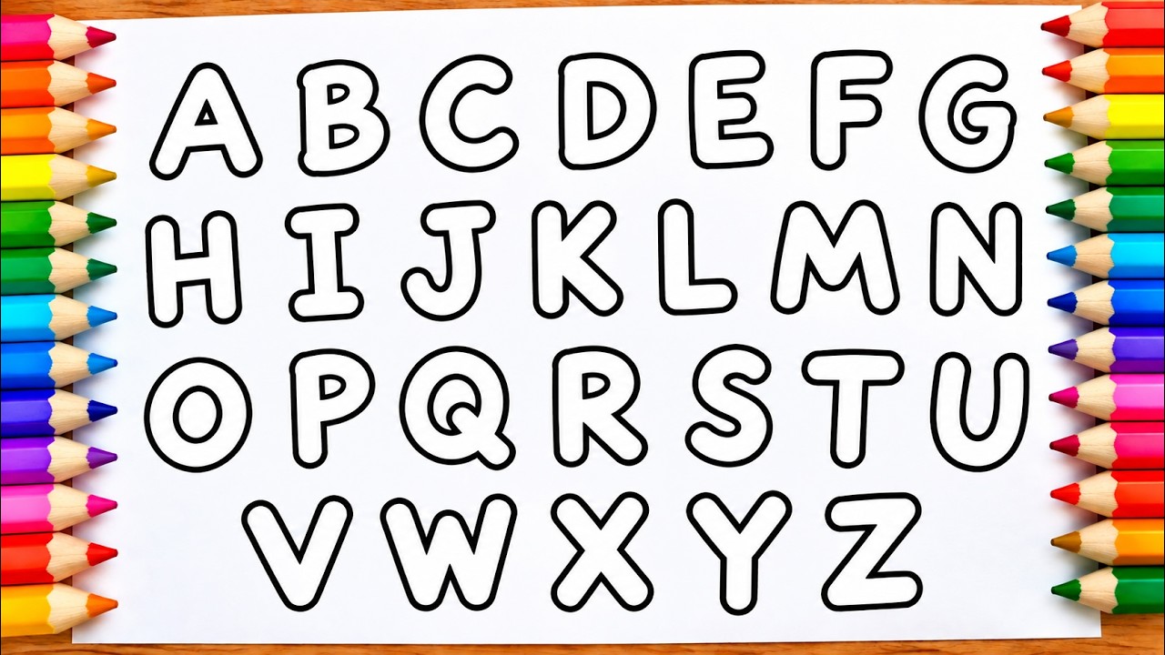 A to Z Alphabet Writing for Kids ️ | Learn English ABCD | Kids Magic ...