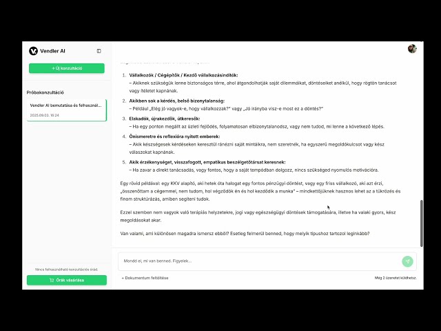 Kinek szól a Vendler AI? - A Vendler AI válaszol