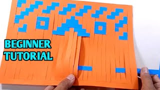 Simple Paper Weaving Tutorial for Beginners | Easy Paper Craft Ideas