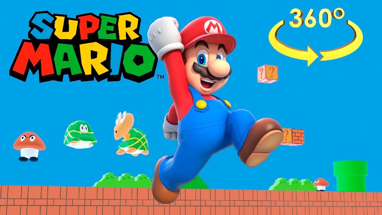 360° Super Mario Bros. Gameplay in VR! 