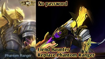 Script Skin Roger PRIME Fiend Haunter Replace M3 Phantom Ranger