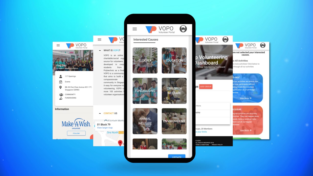 Volunteer Portal and attendance taking Mobile App