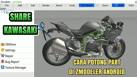 TUTORIAL CARA POTONG PART KENDARAAN (DETACH) ZMODELER ANDROID #gtasanandreas #gtasaandroid