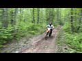 YZ450fF | KTM350sxf Are SCARY Fast | Woods Riding & Power Wheelies!!