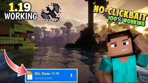 FINALLY RELEASED! 🥰 || BSL SHADER FOR Minecraft PE 1.19 || REAL BSL IN MCPE