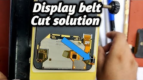 OnePlus Nord Display Flex Fix - how to fix the problem with the belt