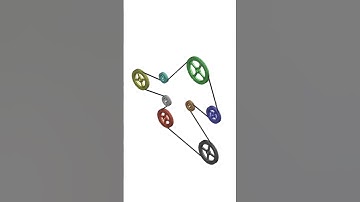 Belt Drive Mechanism   #solidworks #mechanicalengineering #caddesign #beltdrive #pulleys #3dmodeling