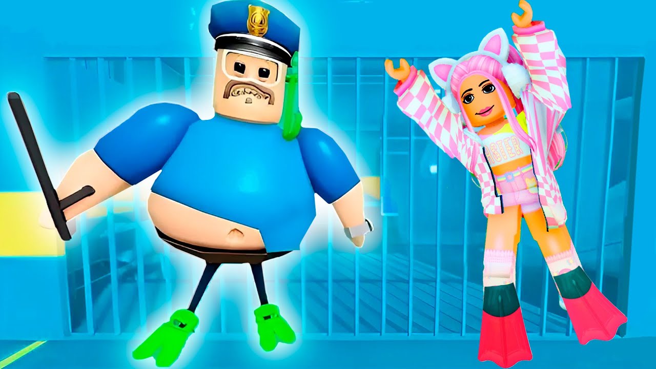 МОРСКОЙ БАРРИ! ПОДВОДНАЯ ТЮРЬМА В РОБЛОКС! OCEAN BARRY'S PRISON RUN!