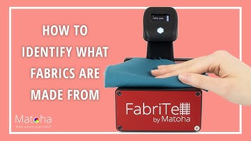 How to identify what material textiles are made from