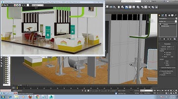 Tutorial on Modeling texturing and Lighting a stall in 3dsmax using Vray ( Part 5)