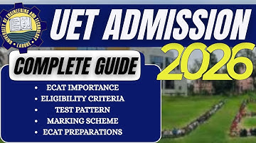 How to Prepare for UET ECAT 2026 I Paper Pattern I UET Marking and Merit Formula Explained 2026