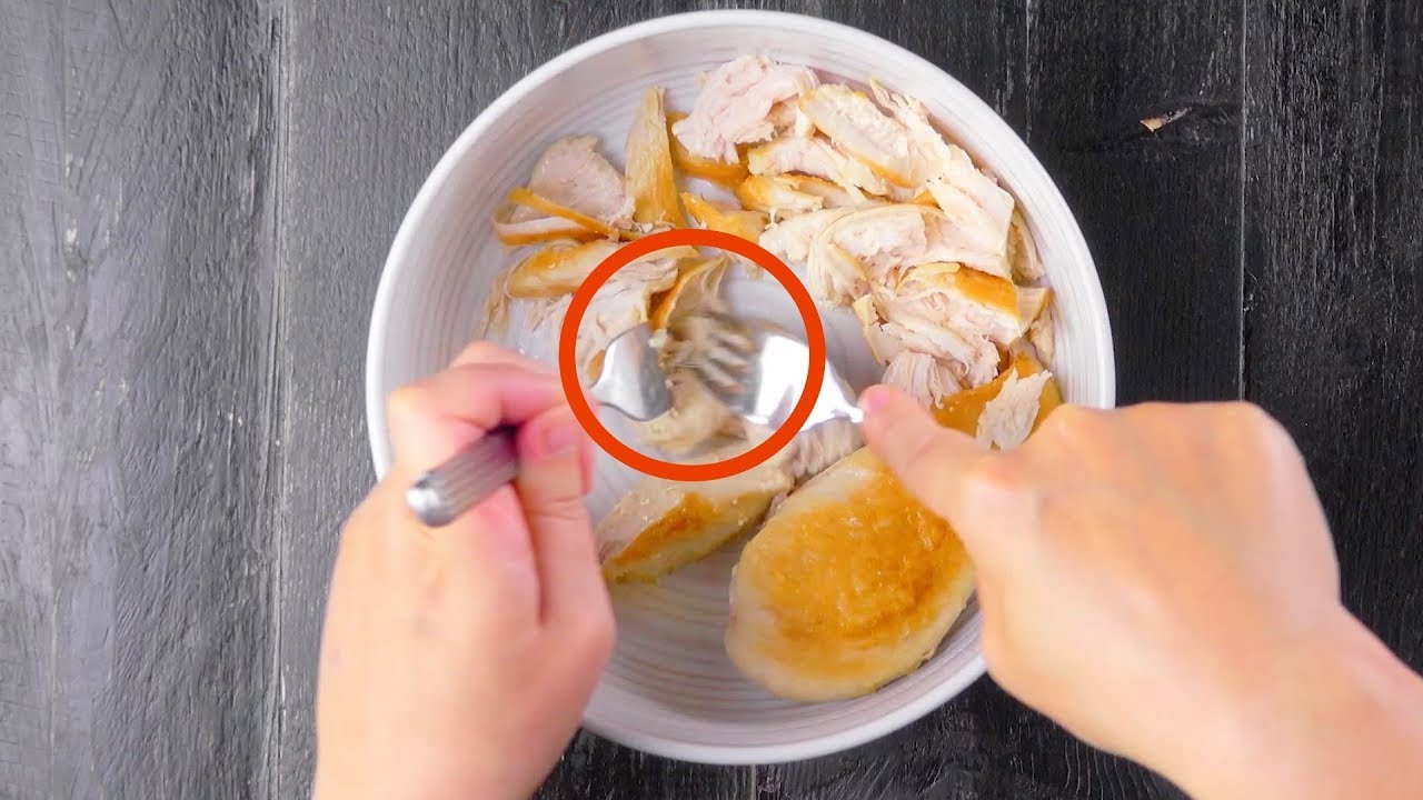 Cook 3 Chicken Breasts & Shred The Meat With A Fork It Will Be