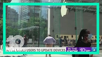 Apple urges users to update devices due to security concerns
