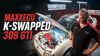 K20 Swapped Peugeot 309 Gti - MaxxECU Race - PVE Harness, and digital speedometer conversion!