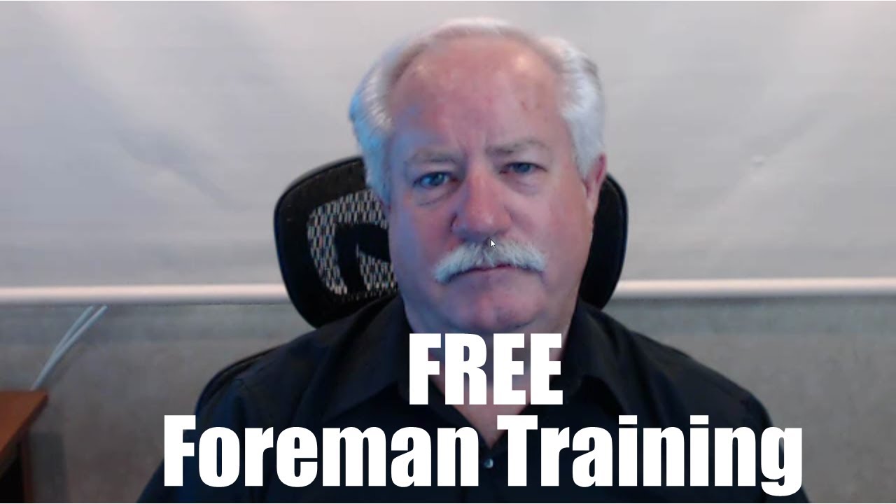 FREE Electrical Foreman Training YouTube