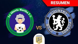 La Abuela Martha (6) - (2) Country FC | Resumen