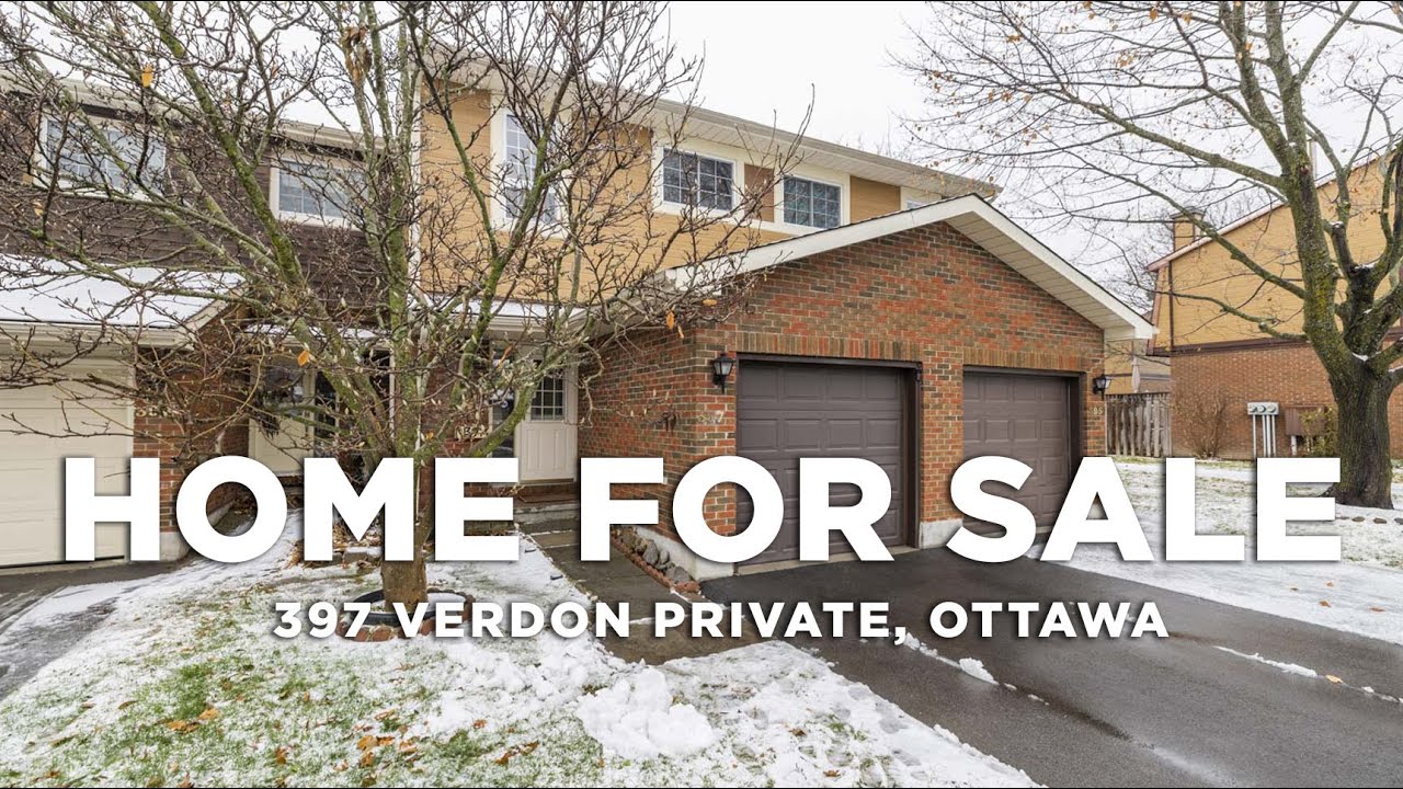 Greenboro Home For Sale 397 Verdon Private, Ottawa YouTube