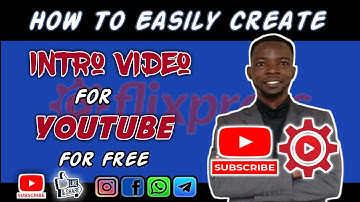 How to Create an Intro Video for Youtube - Flixpress Step by Step Tutorial.