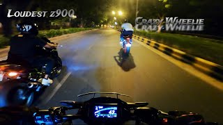 Crazy Superbike Wheelie | Sunday Superbikes Ride | Loudest Z900 | Triumph Wheelie