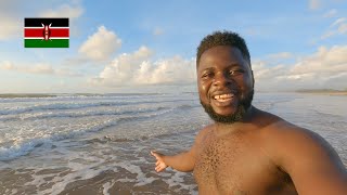 First Time Swimming In An Ocean - Crazy Experience In Malindi Kenya