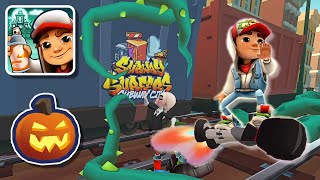Subway Surfers No Floor Challenge NEW FEATURE on Haunted Hood Update - Unlocking Flaming Doll