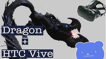 Dragon painting with Google Tilt Brush (HTC Vive)
