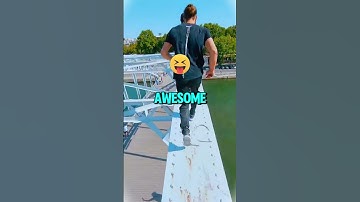 INSANE BRIDGE JUMP! 🌹🕊 #shorts