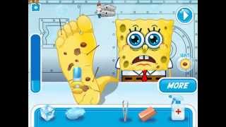Spongebob Foot Doctor (Спанч Боб лечит ногу) - прохождение игры Resimi