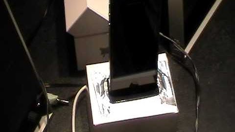 Homemade iPhone/iPod dock v1