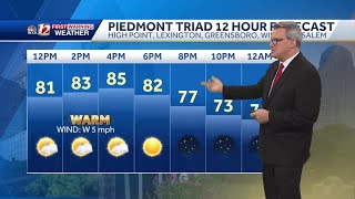 WATCH: Temperatures trending warmer, late week change