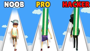 NOOB vs PRO vs HACKER - Investment Run | Gameplay All Levels (Android & iOS)