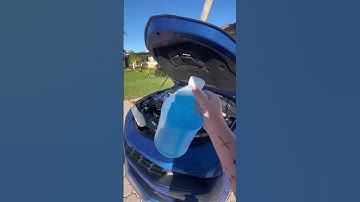 Refilling the Camaros coolant