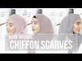 Hijab Tutorial Chiffon Shawl