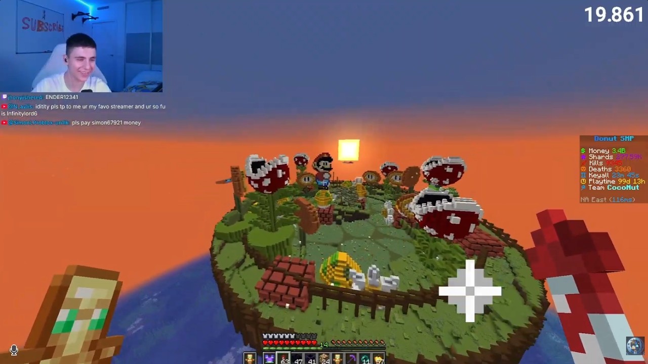 DonutSMP Live | Rating bases 25M each | Quickdrops | IGN: iditity