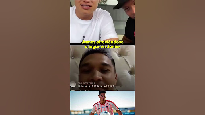 JAMES Y SU DESEO DE VENIR A JUNIOR!