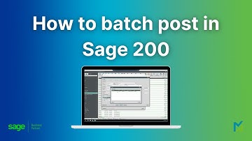 How to Batch Post in Sage 200 | Looking for lost invoices & posting them to the purchase ledger