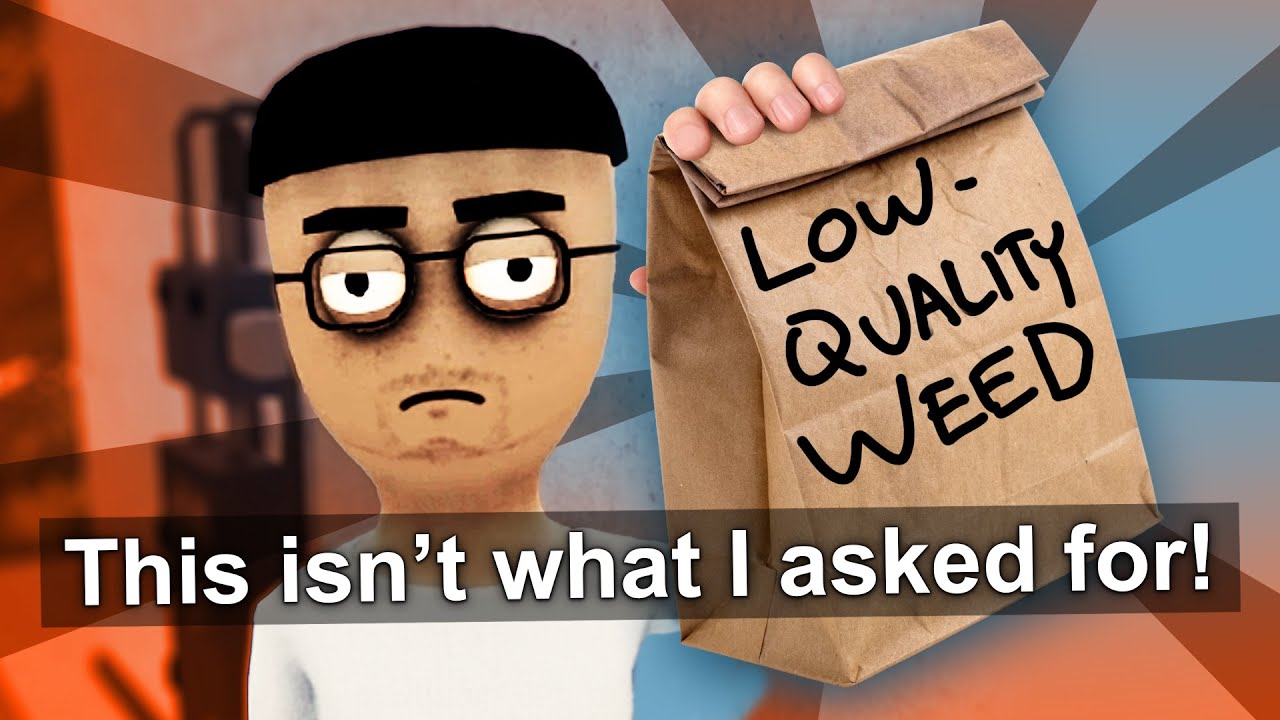 No one wants our low quality product in Schedule I