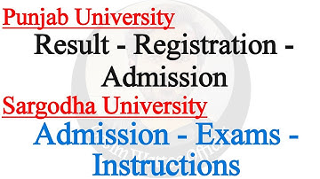 BA BSc ADP - Most Important Information - PU, UOS - Qasim Wattoo Official