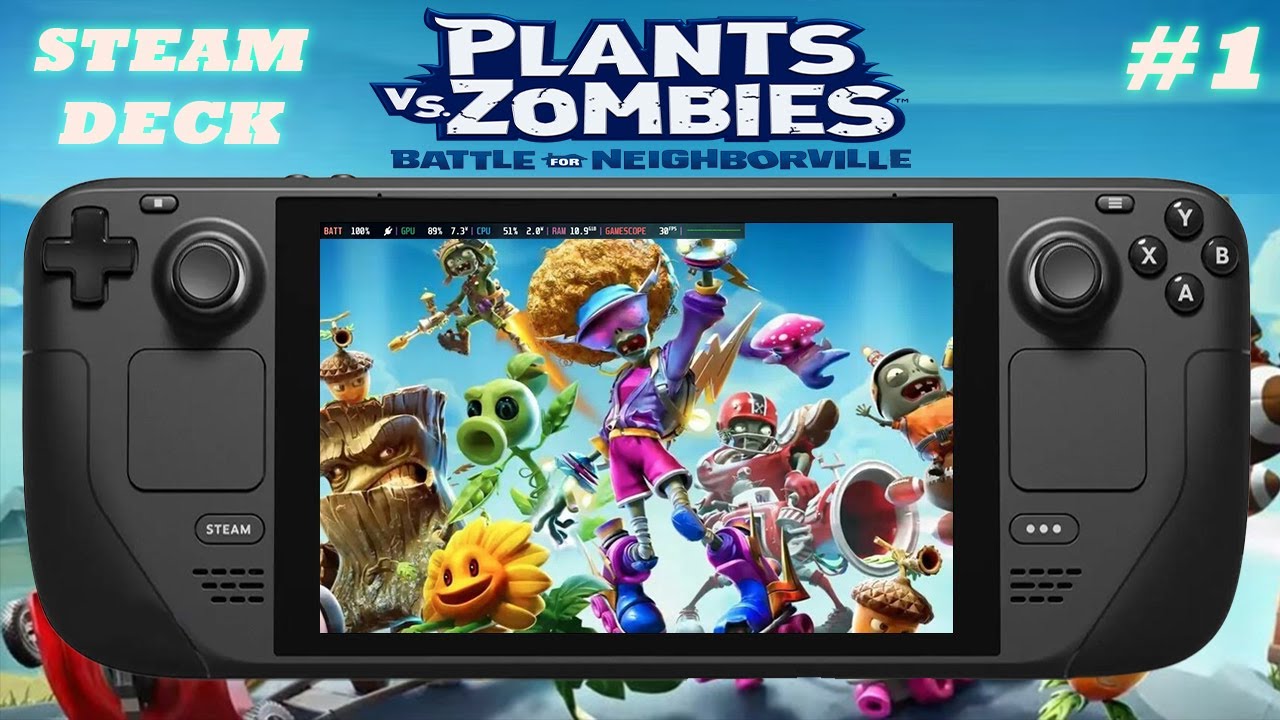 Plants vs. Zombies: Garden Warfare 2 - Steam Deck Gameplay #1 - Performance  & Gameplay! 